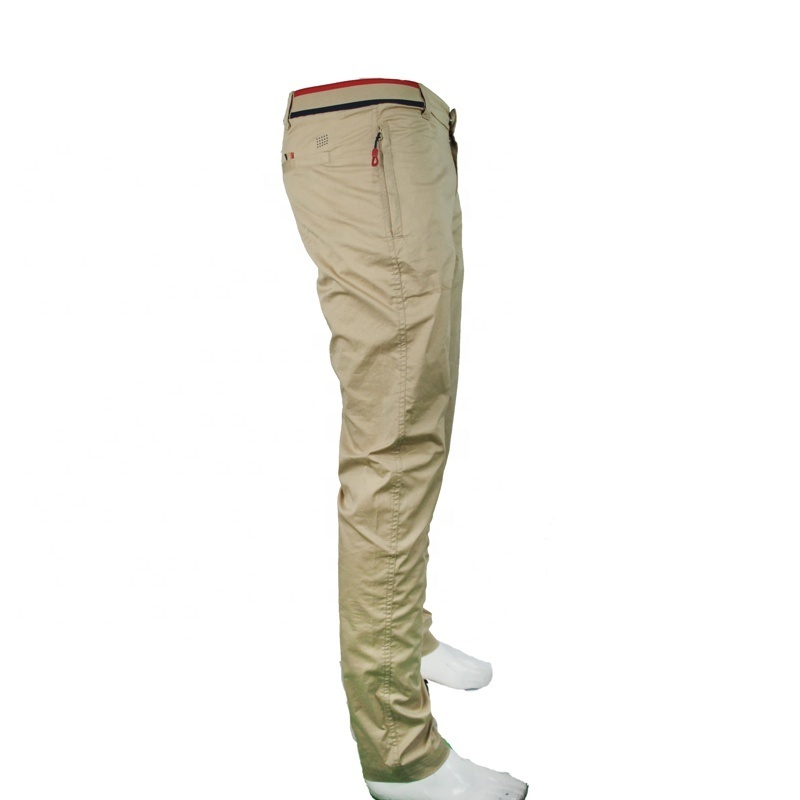 casual lightweight stretch twill slim fit trousers wholesale blank jogger pants custom joggers