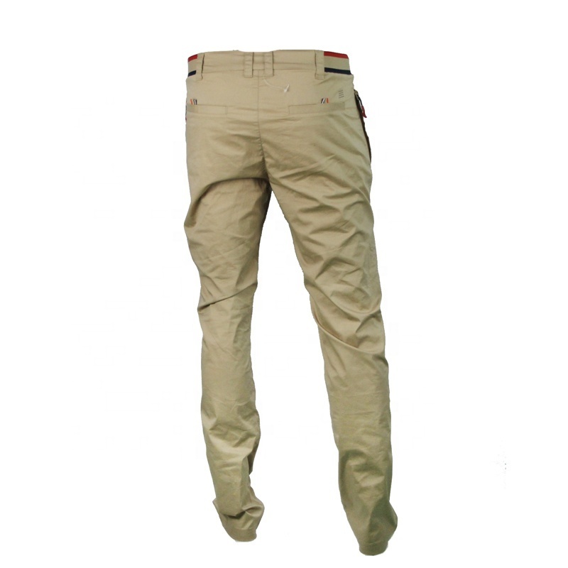 casual lightweight stretch twill slim fit trousers wholesale blank jogger pants custom joggers