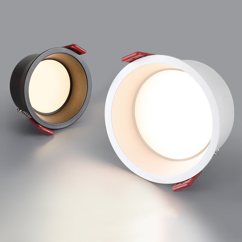 Ceiling Cob Spotlight Downlight Led Down Light 7W 9W 12W 15W 18W 8 Inch Retrofit Ceiling Light Spot Light Anti Glare Downlight