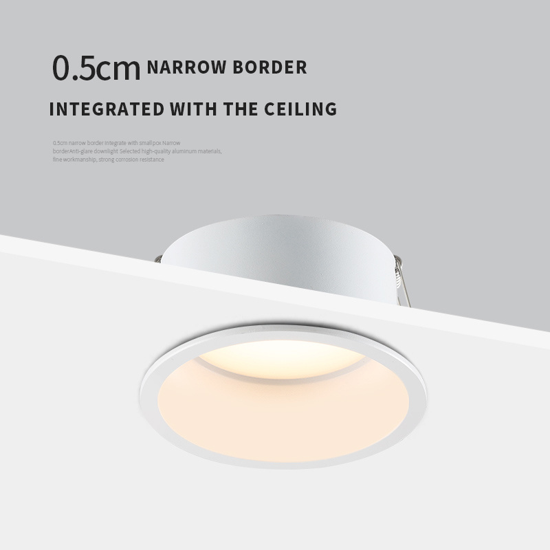 Ceiling Cob Spotlight Downlight Led Down Light 7W 9W 12W 15W 18W 8 Inch Retrofit Ceiling Light Spot Light Anti Glare Downlight