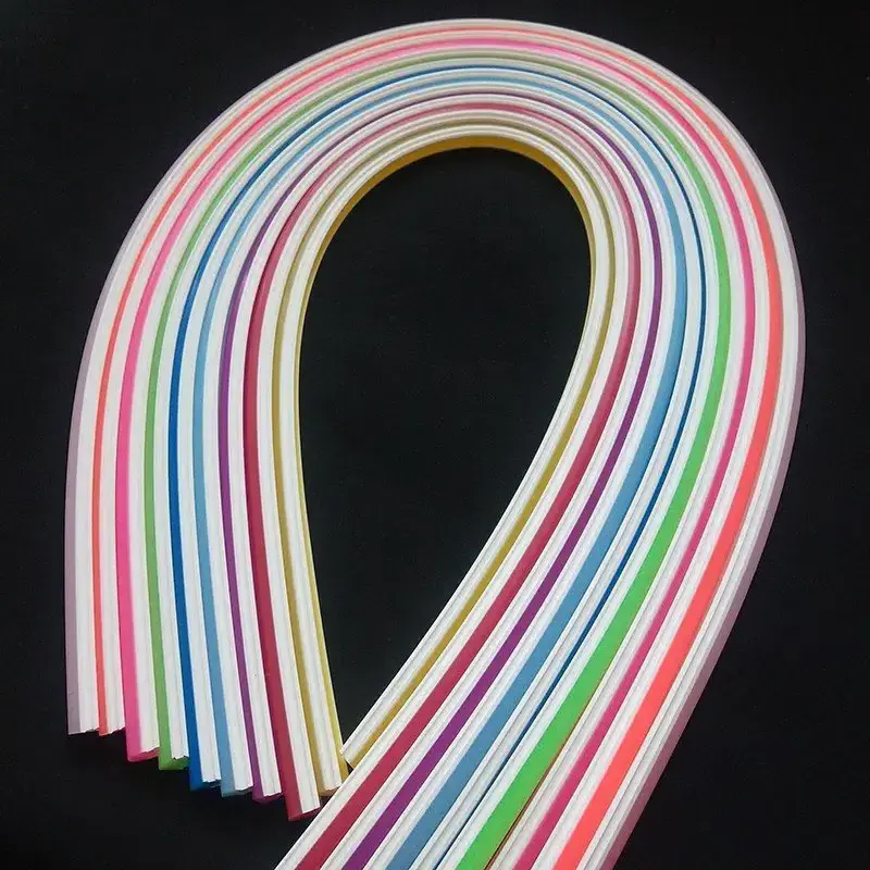 LED flex neon cuttable high Quality 6mm neon tube light 12V Pure silicone tube ed flexible neon light