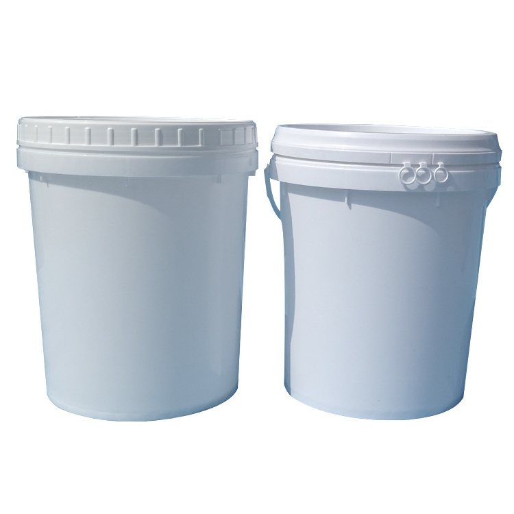 Customized Color Pail Food grade 20L 30L 35L PP plastic bucket With Plastic Handle Lid