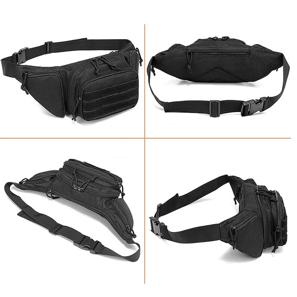 Utility Hip Belt Bag for Outdoor Hiking Climbing Fishing Cycling Hunting Adjustable Bumbag Waist Bag Pack for Men Women