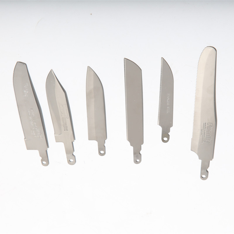 Custom wholesale knife blanks stainless steel DIY handle full tang blade for paring steak kitchen knife making