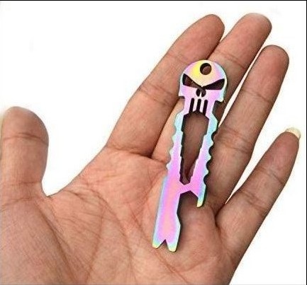 camping tools survival tools multifunctional mini pocket keychain creative keychain for screwdriver spanner wrench opener