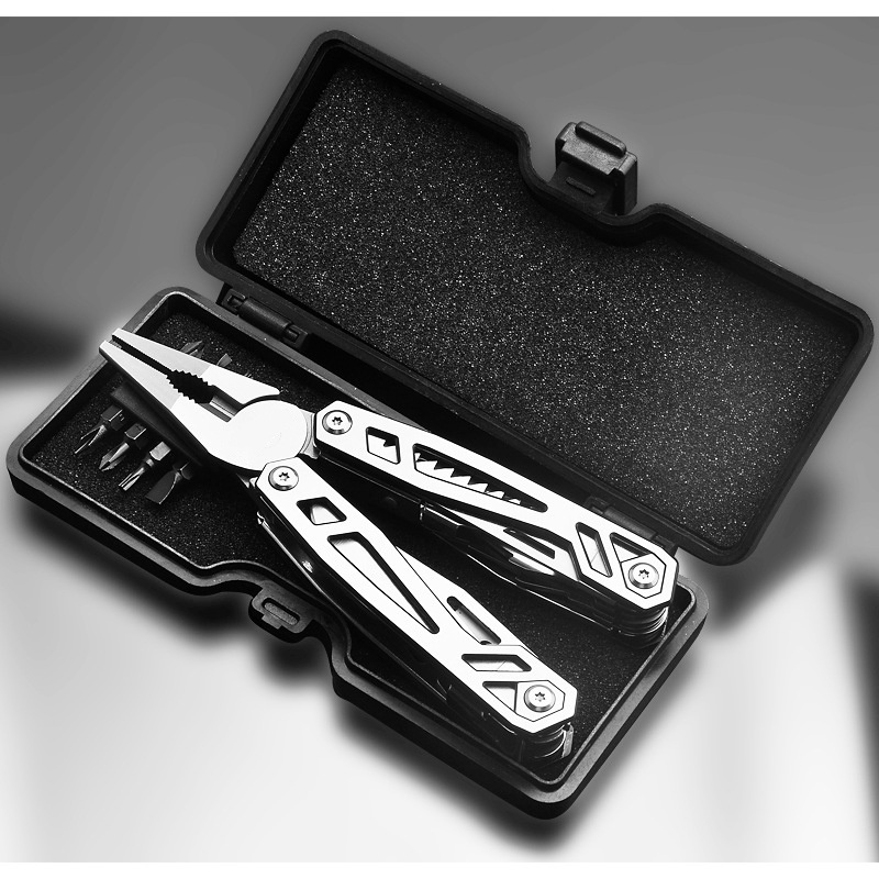 Portable EDC 440 Stainless Steel 16 In 1 Outdoor Camping Wire Stripper Pliers Pocket Tools Folding Universal Knife Multi Tool