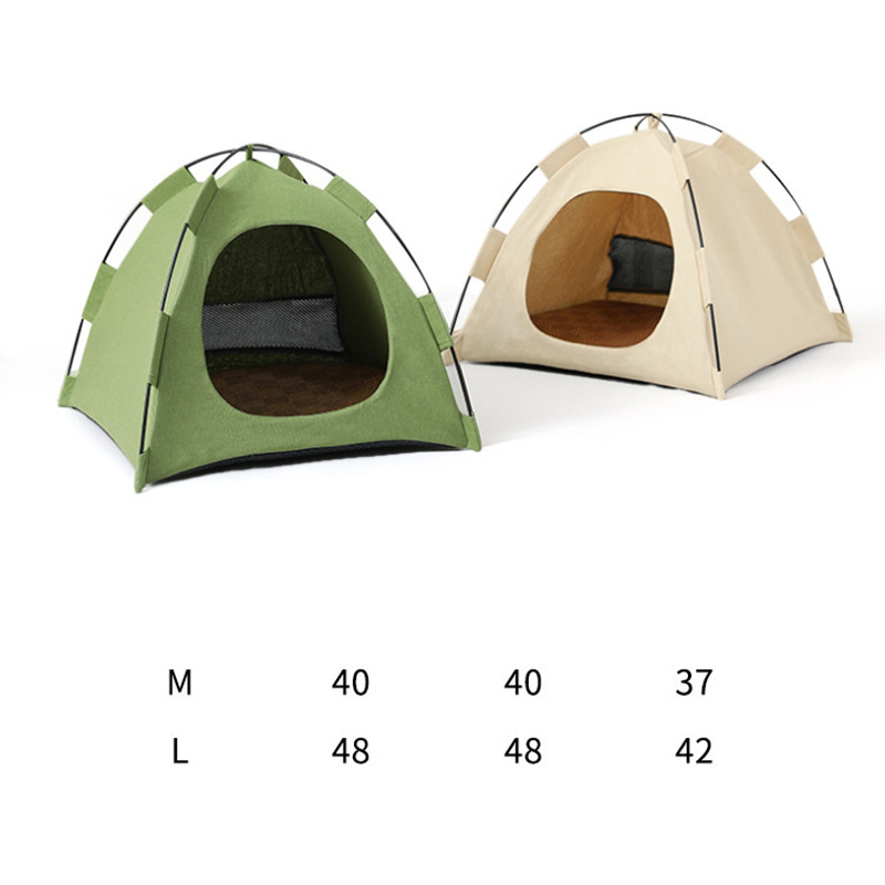 Outdoor Portable Cats House Foldable Pet Tent With Cushion