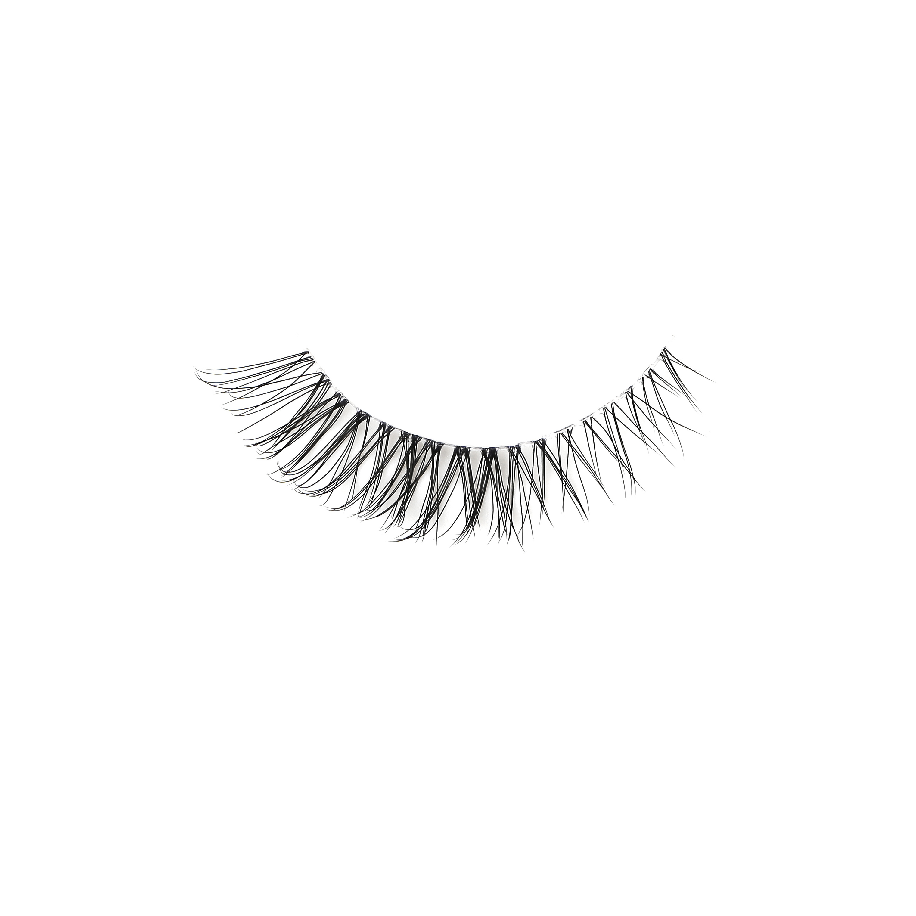 Custom Logo 3d volume wispy false clear band eyelashes Natural Long full strip eyelashes invisible band wholesale lashes