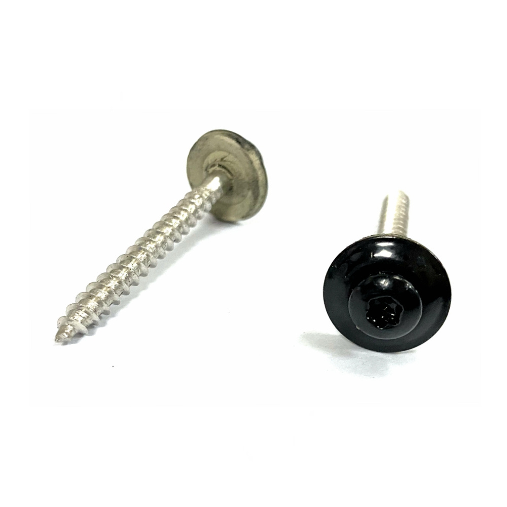 Stainless steel  Oval head screw torx square drive wood self tapping decking screws with rubber washer