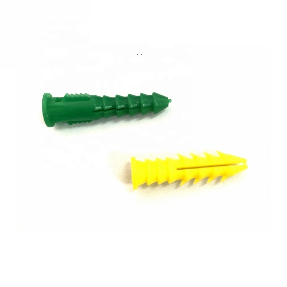 Wall Plug Plastic Expansion screw Tube Pipe Wall Anchors Plugs