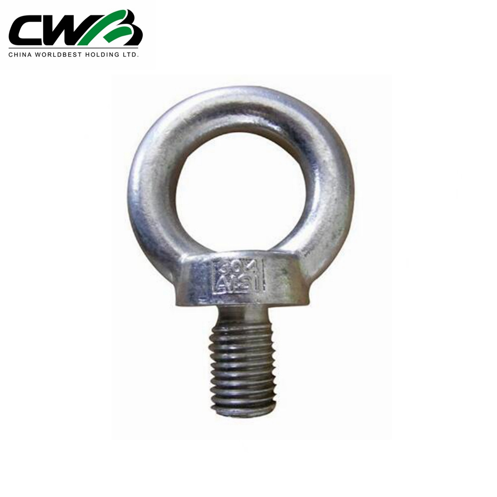 M4-M22 Stainless steel DIN580 anchors with hole bolt collar eyebolt lifting eye bolts