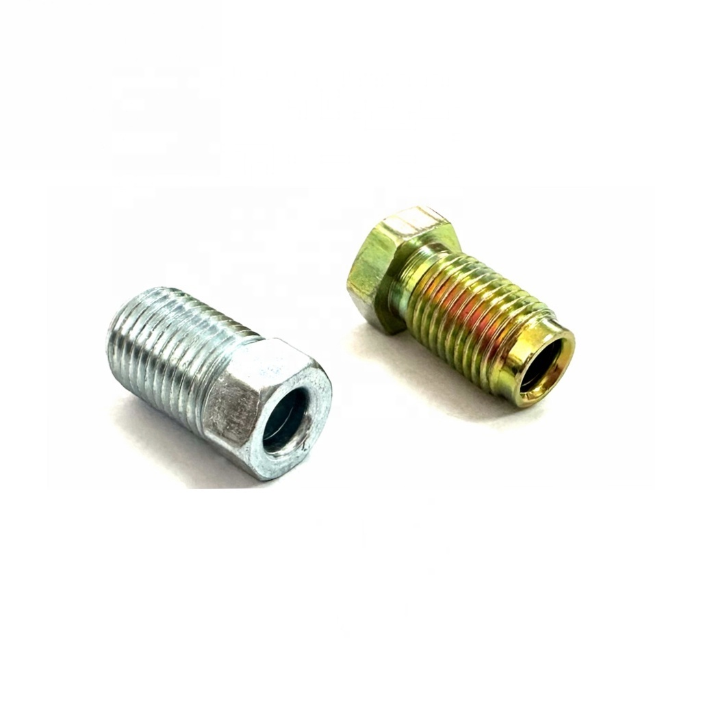 Carbon steel threaded fittings SAE  Brake Fittings For Hose Ends dot push in manufacturers Adapter Connector End port