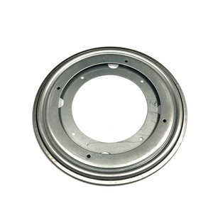 Lazy Susan Ball Bearing Rotation 360 Degrees Turntable Bearings Turntable Plate for Table Iron Industrial Dining Room Furniture