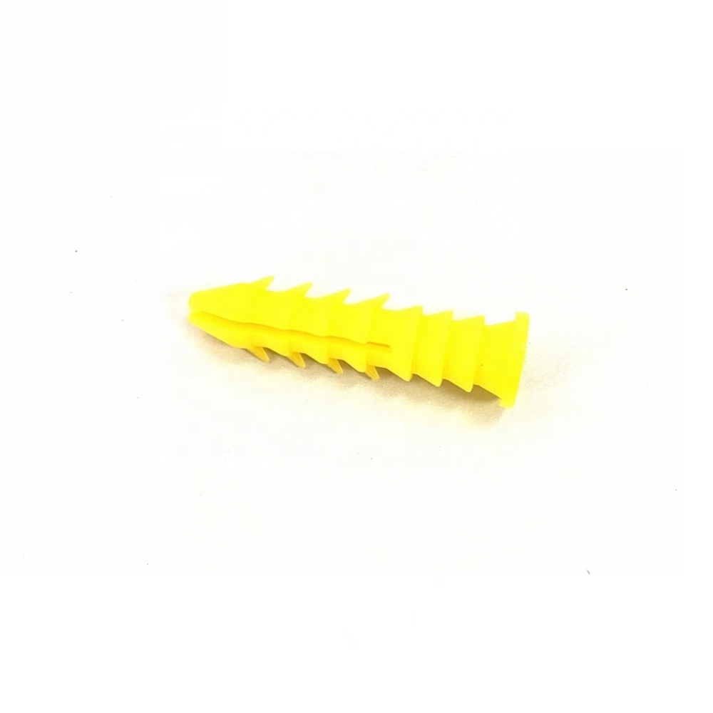 Wall Plug Plastic Expansion screw Tube Pipe Wall Anchors Plugs