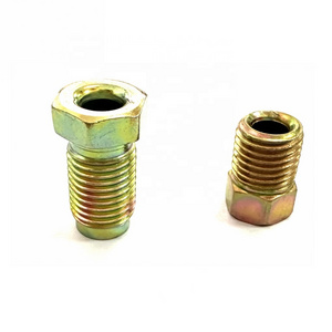 Carbon steel threaded fittings SAE  Brake Fittings For Hose Ends dot push in manufacturers Adapter Connector End port