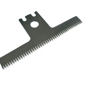 packaging machinery knives plastic film cutting serrated sealing blade tooth knife