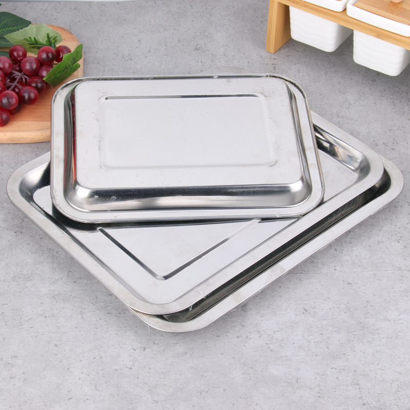 60*40*3cm Stainless Steel Baking Pan, Nonstick Bakeware Sets for Oven Freezer Bakery Hotel Restaurant