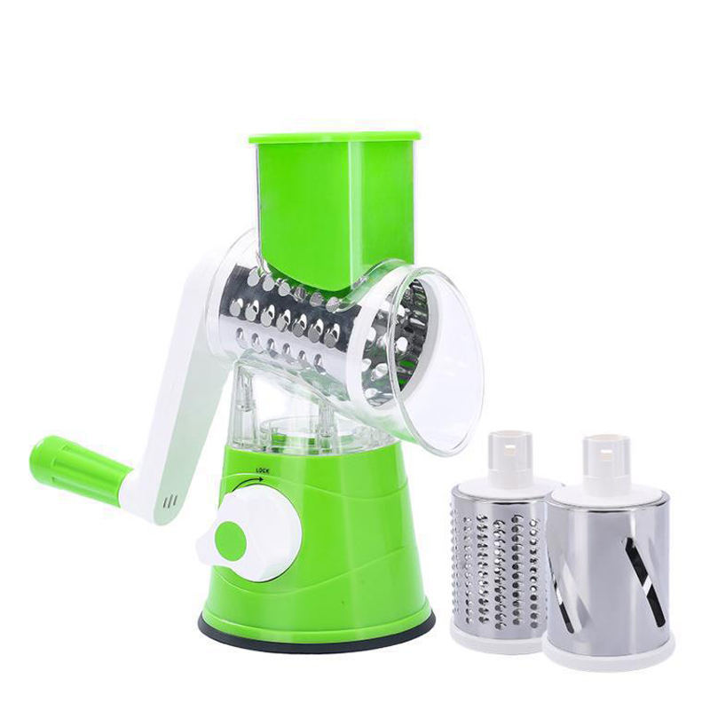 Practical Multifunction Stainless Steel Manual Vegetable Chopper slicer Spiralizer Rotary Nut Cheese Chopper Vegetable Cutter