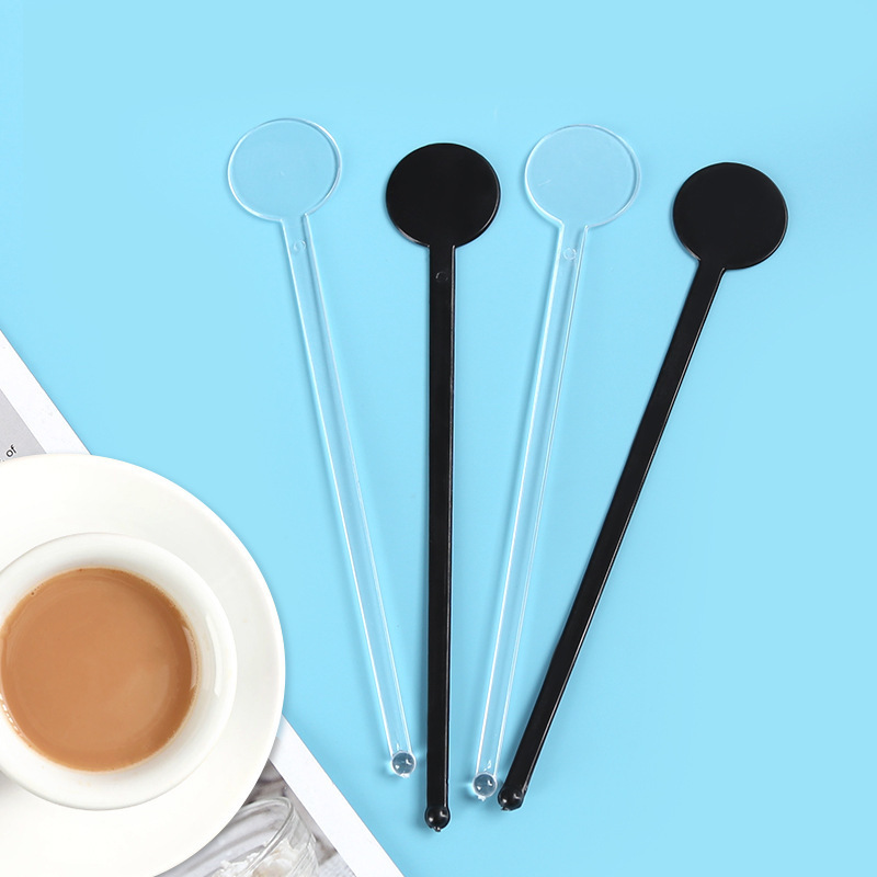 Removedor madera mojitos | Disposable plastic coffee stirring sticks Customized logo/printing cocktail stirrer