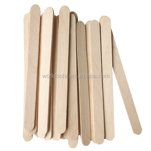 Wooden Ice Cream Craft Sticks Custom Popsicle Sticks Paddle Pop Spoon