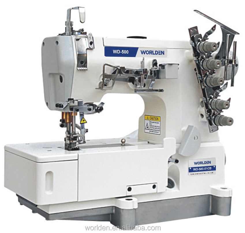 500-01CB Newly Cheap High-Speed Flat-bed Direct-Drive Interlock Industrial Sewing Machine