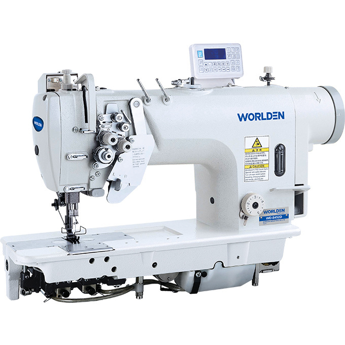 WD-8452D Electronic High-speed Double Needle Lockstitch Industrial Sewing Machine With Direct Drive