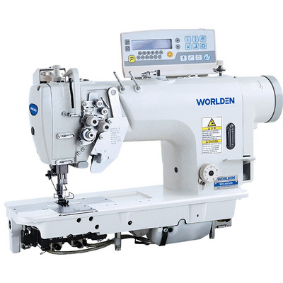 WD-8452D Electronic High-speed Double Needle Lockstitch Industrial Sewing Machine With Direct Drive