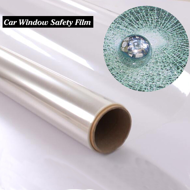 1.52*30m Ballistic Protection Car Security Glass Film Clear Safety Vehicle Window Glass Film