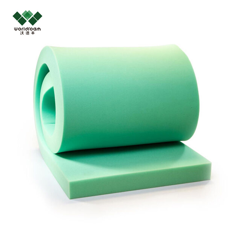 Roll Sheet Customizable Size Sponge Rubber Xpe Pu Foam Products Packing Customized PE Bag Durable Rigid Pvc Sheet Foam Worldfoam