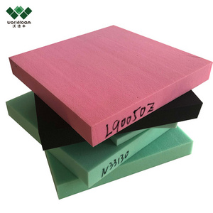 Density Memory Black Urethane Foam Sheet Die Cutting Sponge Dog Bed Used For Different Height Orthopedic Mattress