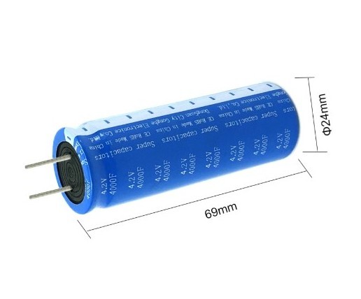 Graphene super capacitor 4.2v 4000f capacitor bank for solar energy system