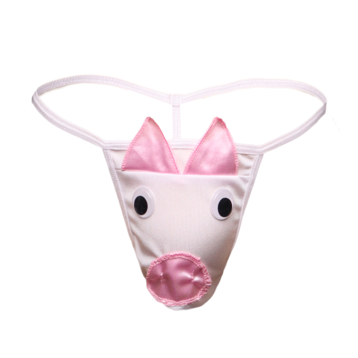 2023 Wholesale European Pink Pig Fanny Style Mens Thongs Top Quality Guarantee Men's Thong Men Underwear