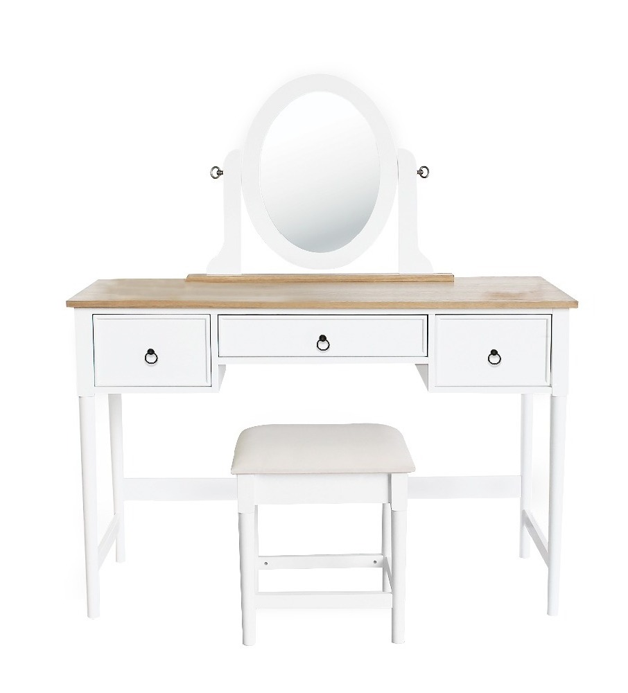 Vanity Set with Stool  Storage Shelves Dressing Table Dressing table dresser with mirror and chair Bedroom