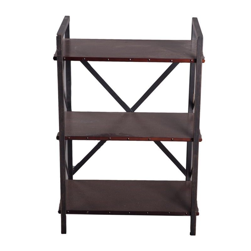 Living Room 3 Tiers Shelves Portable Movable Small Narrow Wooden Book Shelf For Sale