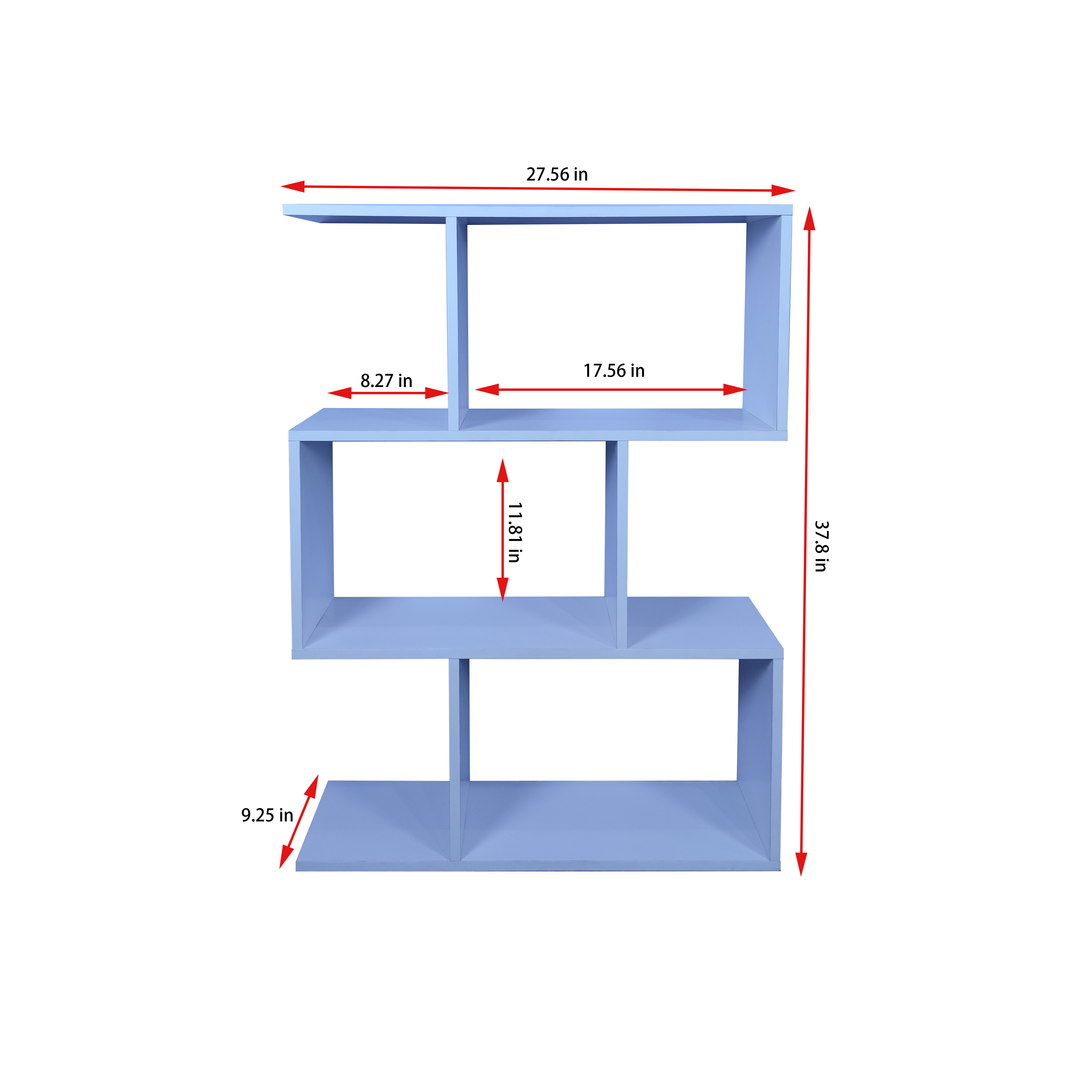 3 Tier Wooden Shelf Storage Bookcase Shelving Office Shelving Rack Shelving Book Shelf