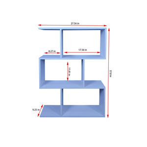 3 Tier Wooden Shelf Storage Bookcase Shelving Office Shelving Rack Shelving Book Shelf