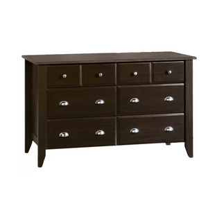 Supplier Direct Sales Modern Design Big Cherry Wood Six drawer chest Of Drawers Storage Cabinet for Home