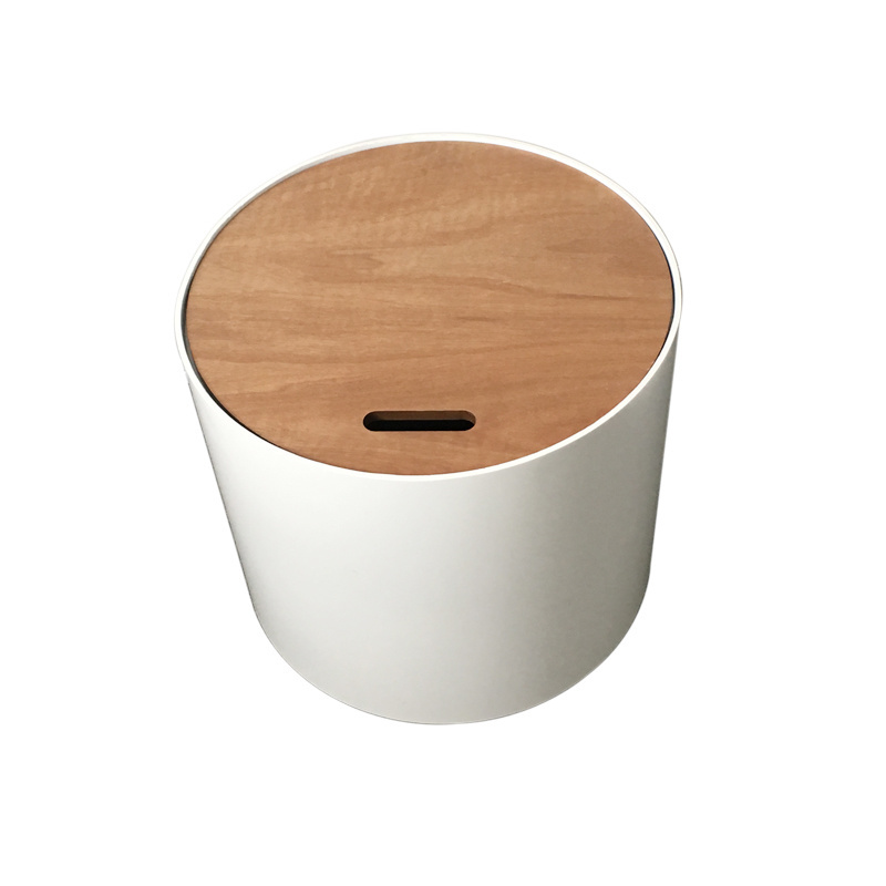 Simple Design Mini Barrels Coffee Table With Storage Space