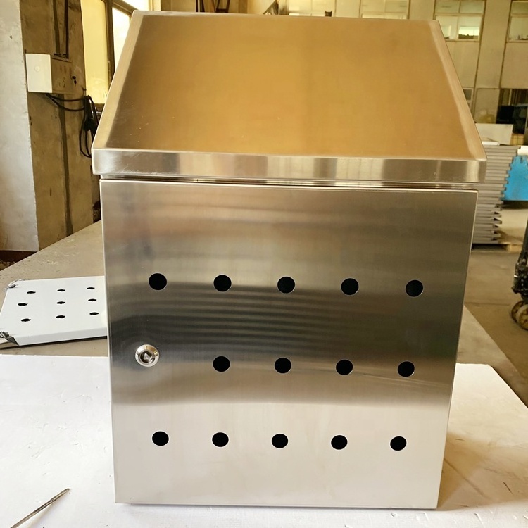 high quality cheap stainless steel sheet metal outdoor electrical junction box ip 66  ip65 waterproof