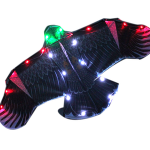 Large LED night eagle bird kite easy flying kite for sale