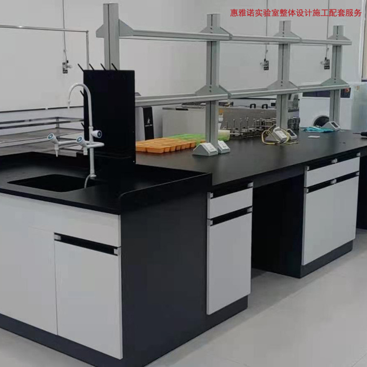 Equipped with PP sink faucet for ordinary laboratory C-frame structure laboratory workbench