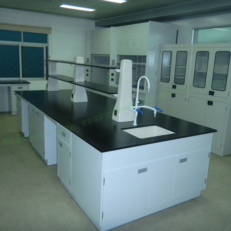 Equipped with PP sink faucet for ordinary laboratory C-frame structure laboratory workbench