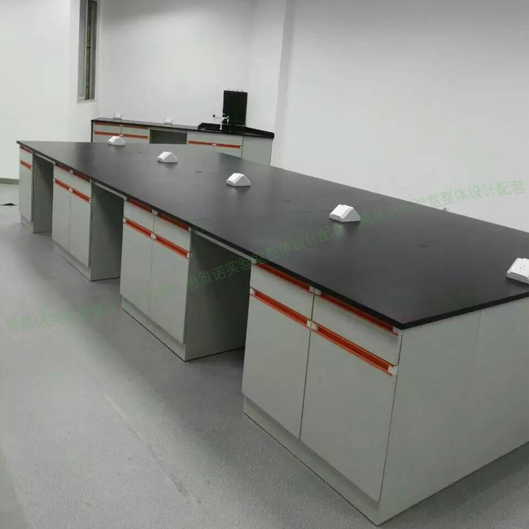 Equipped with PP sink faucet for ordinary laboratory C-frame structure laboratory workbench