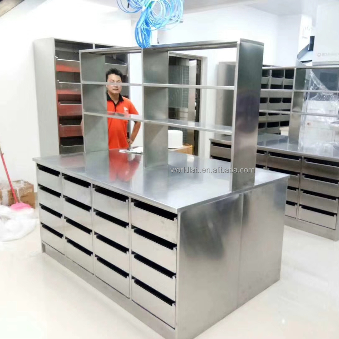 304 stainless steel medicine bucket cabinet, stainless steel medicine cabinet for hospital pharmacy