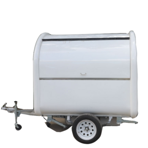 Customized food truck rolling cart fast food machine snow cone trailer food cart cooking trailer red hamburger carts