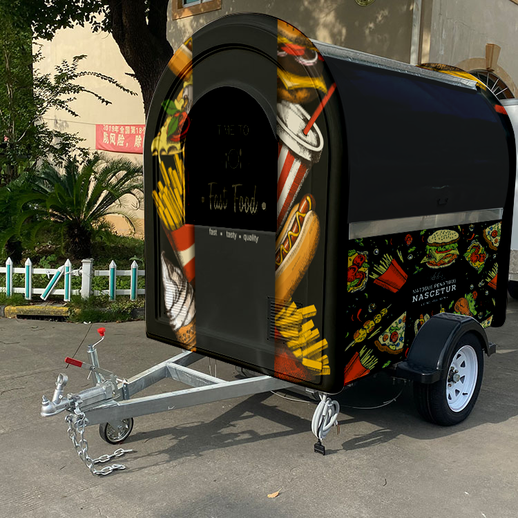 Food vending trailer cars for sale/fast snack trailer fast food carts selling food truck