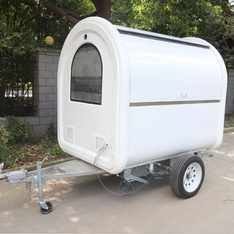 Customized food truck rolling cart fast food machine snow cone trailer food cart cooking trailer red hamburger carts