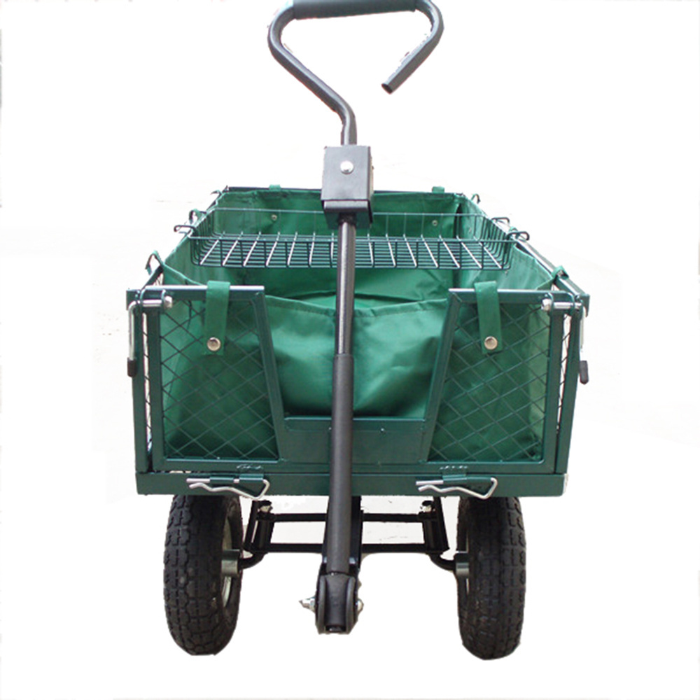 1840A Steel mesh 4 Wheels Folding Wagon Beach