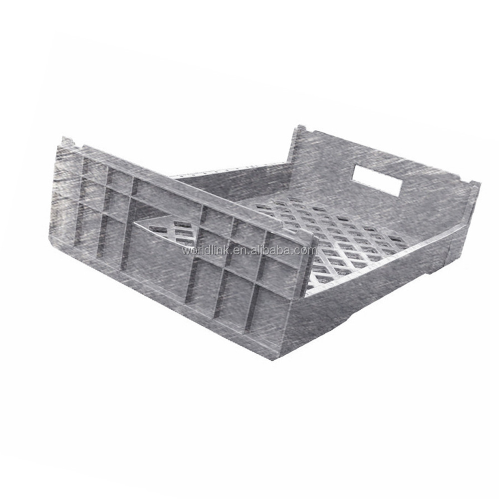 690x445x180mm Hot Sale Virgin HDPE Storage Plastic Bread Crate