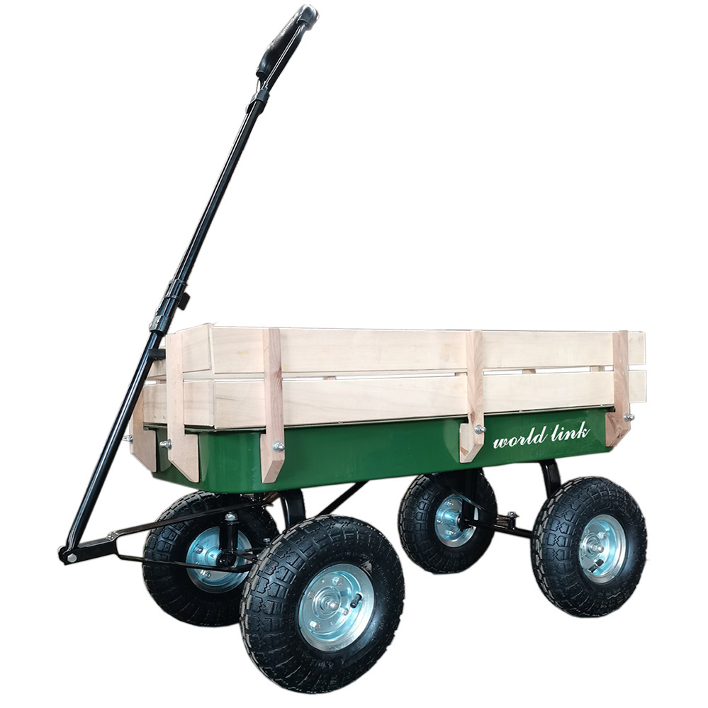 150kgs Foldable Kids Wagon 4 Wheel Beach Hand Carts